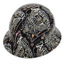 Right To Bear Arms Custom Hydro Dipped Full Brim Hard Hat - Left Side View