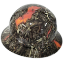 Eternal Chaos Devils Playground Custom Hydro Dipped Full Brim Hard Hat - Left Side View