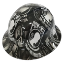 Pow/Mia You Are Not Forgotten USA Custom Hydro Dipped Full Brim Hard Hat - Left Side View