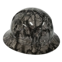 Devils Canyon Skull Camo Custom Hydro Dipped Full Brim Hard Hat - Left Side View