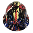 Ultra 2024 Pop Art Custom Hydro Dipped Full Brim Hard Hat - Left Side View