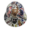 Usa Constitution Custom Hydro Dipped Full Brim Hard Hat - Left Side View