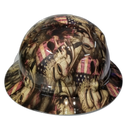Anonymous AMERICAN PATRIOT EDITION Custom Hydro Dipped Full Brim Hard Hat - Left Side View