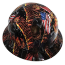 Marines Semper Fi Custom Hydro Dipped Full Brim Hard Hat - Left Side View