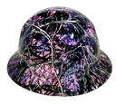 Country Girl Camo Custom Hydro Dipped Full Brim Hard Hat - Left Side View