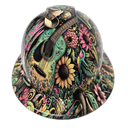 Nashville Music City Country Girl Custom Hydro Dipped Full Brim Hard Hat - Left Side View