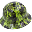 Demon Hunter Custom Hydro Dipped Full Brim Hard Hat - Left Side View