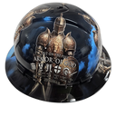 The Full Armor Of God Religious Custom Hydro Dipped Full Brim Hard Hat - Left Side View