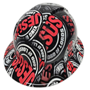 Jesus King Of Kings Lord Of Lords Custom Hydro Dipped Full Brim Hard Hat - Right Side View