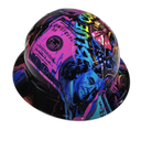 Blue Collar Momma custom hydro dipped hard hat - right side