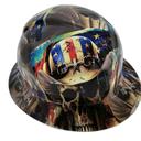 American Cowboys Cowboy Riders Custom Hydro Dipped Full Brim Hard Hat - Right Side View