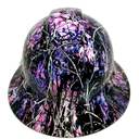 Country Girl Camo Custom Hydro Dipped Full Brim Hard Hat - Right Side View