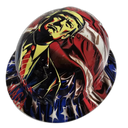 Ultra 2024 Pop Art Custom Hydro Dipped Full Brim Hard Hat - Right Side View