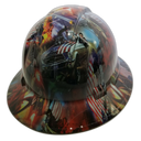 Donald Conceal Custom Hydro Dipped Full Brim Hard Hat - Right Side View