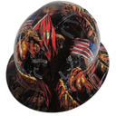 Marines Semper Fi Custom Hydro Dipped Full Brim Hard Hat - Right Side View