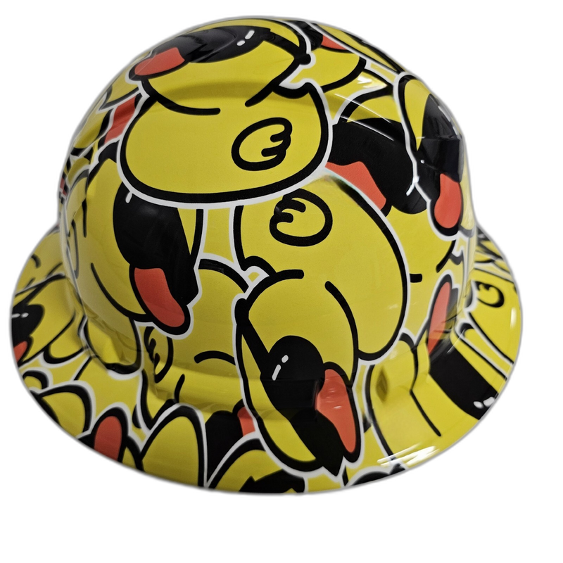 Rubber Duck Sunglasses hard hat right side view