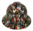 Till Death Do Us Part LA Street Life Custom Hydro Dipped Full Brim Hard Hat - Right Side View