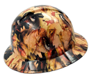 Human Reign Camo Crazy Custom Hydro Dipped Full Brim Hard Hat - Right Side View