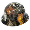 Pow/Mia Carolina Camo Woods Custom Hydro Dipped Full Brim Hard Hat - Right Side View