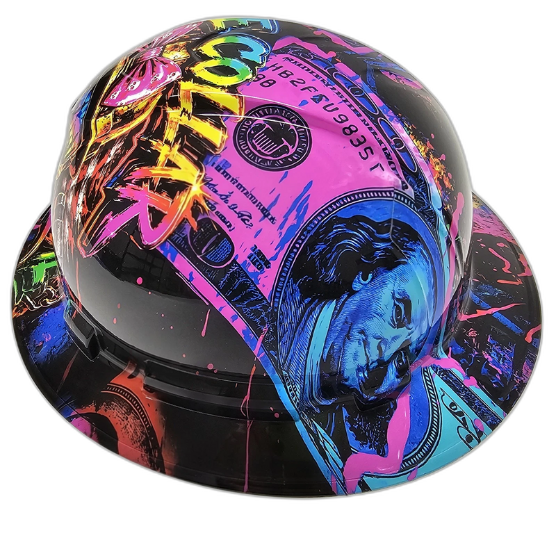 Blue Collar Baddie Women's hard hat right side view