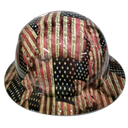 American Patriot Art Custom Hydro Dipped Full Brim Hard Hat - Right Side View