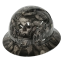 Devils Canyon Skull Camo Custom Hydro Dipped Full Brim Hard Hat - Right Side View