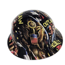 Vance Outlaw Hillbilly 2024 Pres Custom Hydro Dipped Full Brim Hard Hat - Right Side View