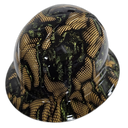 Wasp Hive Camo Intense 3D Custom Hydro Dipped Full Brim Hard Hat - Right Side View