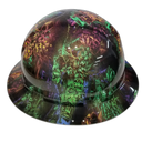 Leprechaun Irish Lucky Custom Hydro Dipped Full Brim Hard Hat - Right Side View