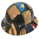 American Patchwork American Threads Custom Hydro Dipped Full Brim Hard Hat - Right Side View