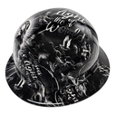 Jesus Loving Arms Light Of The World Custom Hydro Dipped Full Brim Hard Hat - Right Side View