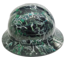 Super Snake Skin Custom Hydro Dipped Full Brim Hard Hat - Right Side View