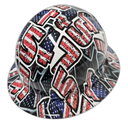 45 47 President Custom Hydro Dipped Full Brim Hard Hat - Right Side View