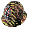 D.O.G.E Trust No One Custom Hydro Dipped Full Brim Hard Hat - Right Side View
