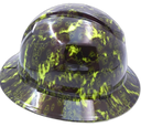 Proveil Reaper Z Camo Lime Custom Hydro Dipped Full Brim Hard Hat - Right Side View