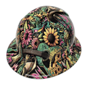 Nashville Music City Country Girl Custom Hydro Dipped Full Brim Hard Hat - Right Side View