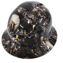 Us Navy We The People Don't Tread On Me Custom Hydro Dipped Full Brim Hard Hat - Right Side View
