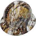 Urban Camo Don't Tread On Me Custom Hydro Dipped Full Brim Hard Hat - Right Side View