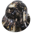 Us Navy We The People Don't Tread On Me Custom Hydro Dipped Full Brim Hard Hat - Back View
