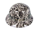 Screaming Skull Custom Hydro Dipped Full Brim Hard Hat - Back View