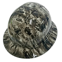 War Machine Camo Tanks Planes Ships Custom Hydro Dipped Full Brim Hard Hat - Back View