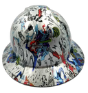 Rock Zombie F**K Yeah Custom Hydro Dipped Full Brim Hard Hat - Back View