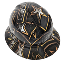 U.S. Army Badges Armed Services Custom Hydro Dipped Full Brim Hard Hat - Back View