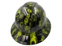 Spanish Lolita Custom Hydro Dipped Full Brim Hard Hat - Back View