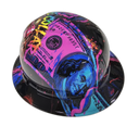 Blue Collar Momma custom hydro dipped hard hat - back