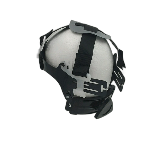 Steam Punk Engineering Camo Custom Hydro Dipped Full Brim Hard Hat - Top View