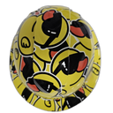 Rubber Duck Ducky Custom Hydro Dipped Full Brim Hard Hat - Top View