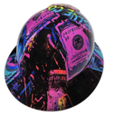 Blue Collar Baddie Women's custom hydro dipped hard hat - top