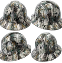 Hi Def Camo Series Custom Hydro Dipped Full Brim Hard Hat - Top View