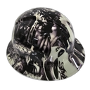 American Ganster Liberty Exclusive Custom Hydro Dipped Full Brim Hard Hat - Top View